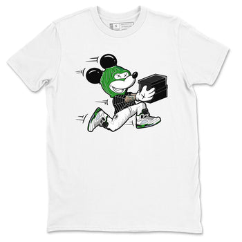 5s Lucky Green shirt to match jordans Thief Mouse sneaker tees Air Jordan 5 Lucky Green SNRT Sneaker Release Tees Streetwear unisex cotton White 2 crew neck shirt