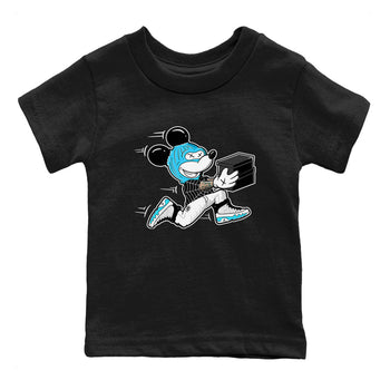 9s Powder Blue shirt to match jordans Thief Mouse sneaker tees Air Jordan 9 Powder Blue SNRT sneaker release tees baby toddler Black 2 cotton Shirt