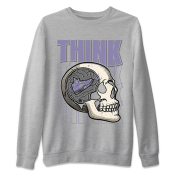 Air Jordan 5 Indigo Haze Sneaker Match Tees Think Think Think 5s Indigo Haze Shirts Sneaker Release Tees Unisex Shirts Heather Grey 2