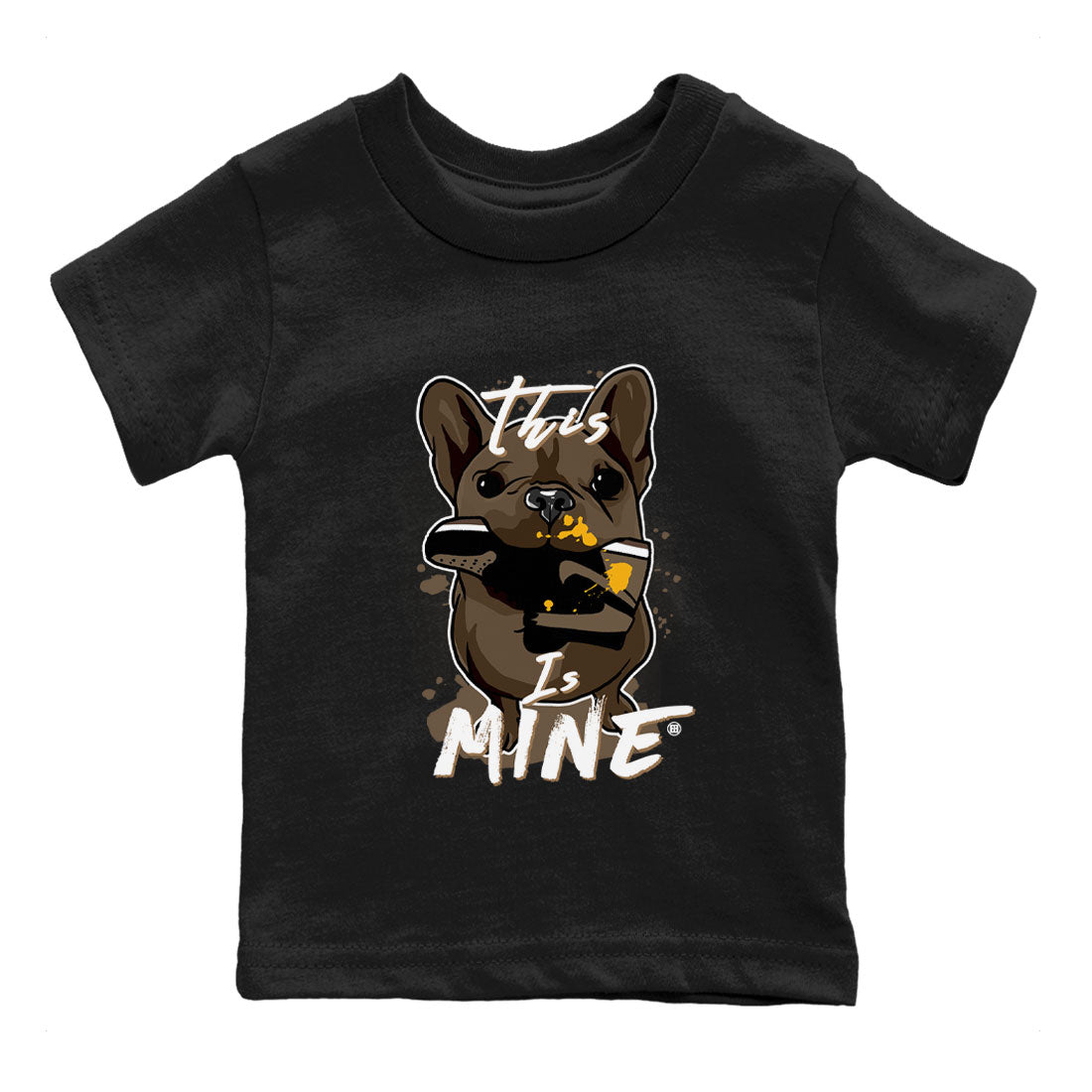 Jordan 1s Palomino shirt to match jordans This Is Mine sneaker tees Air Jordan 1 Palomino SNRT Sneaker Release Tees Baby Toddler Black 2 T-Shirt