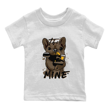 Jordan 1s Palomino shirt to match jordans This Is Mine sneaker tees Air Jordan 1 Palomino SNRT Sneaker Release Tees Baby Toddler White 2 T-Shirt