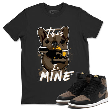 Jordan 1s Palomino shirt to match jordans This Is Mine sneaker tees Air Jordan 1 Palomino SNRT Sneaker Release Tees Unisex Black 1 T-Shirt