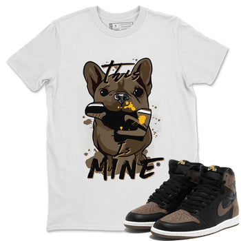 Jordan 1s Palomino shirt to match jordans This Is Mine sneaker tees Air Jordan 1 Palomino SNRT Sneaker Release Tees Unisex White 1 T-Shirt