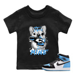 Air Jordan 1 Retro High OG UNC Toe Shirt to match Jordans This Is Mine Sneaker Tees AJ1 UNC Toe Tee Kids and Baby Tees Black 1