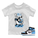 Air Jordan 1 Retro High OG UNC Toe Shirt to match Jordans This Is Mine Sneaker Tees AJ1 UNC Toe Tee Kids and Baby Tees White 1