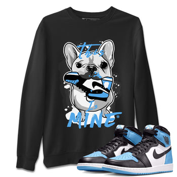 Air Jordan 1 Retro High OG UNC Toe Shirt to match Jordans This Is Mine Sneaker Tees AJ1 UNC Toe Tee Crew Neck T-Shirts Black 1