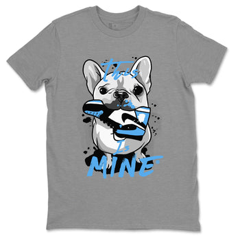 Air Jordan 1 Retro High OG UNC Toe Shirt to match Jordans This Is Mine Sneaker Tees AJ1 UNC Toe Tee Crew Neck T-Shirts Heather Grey 2