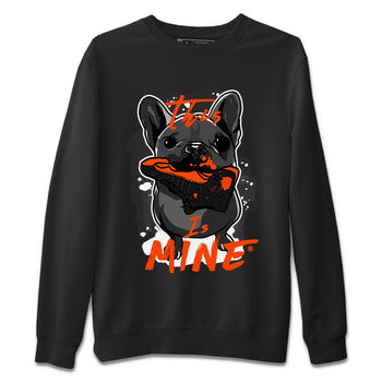 Air Jordan 12 Brilliant Orange Sneaker Match Tees This Is Mine Sneaker Tees 12s Brilliant Orange Tee Unisex Shirts Black 2