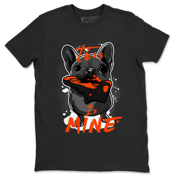 Air Jordan 12 Brilliant Orange Sneaker Match Tees This Is Mine Sneaker Tees 12s Brilliant Orange Tee Unisex Shirts Black 2