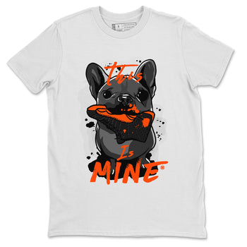Air Jordan 12 Brilliant Orange Sneaker Match Tees This Is Mine Sneaker Tees 12s Brilliant Orange Tee Unisex Shirts White 2