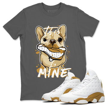 Jordan Retro 13 Wheat Sneaker Matching Tee This Is Mine Sneaker Tees Air Jordan 13 Wheat Sneaker Release Tees Unisex Shirts Cool Grey 1