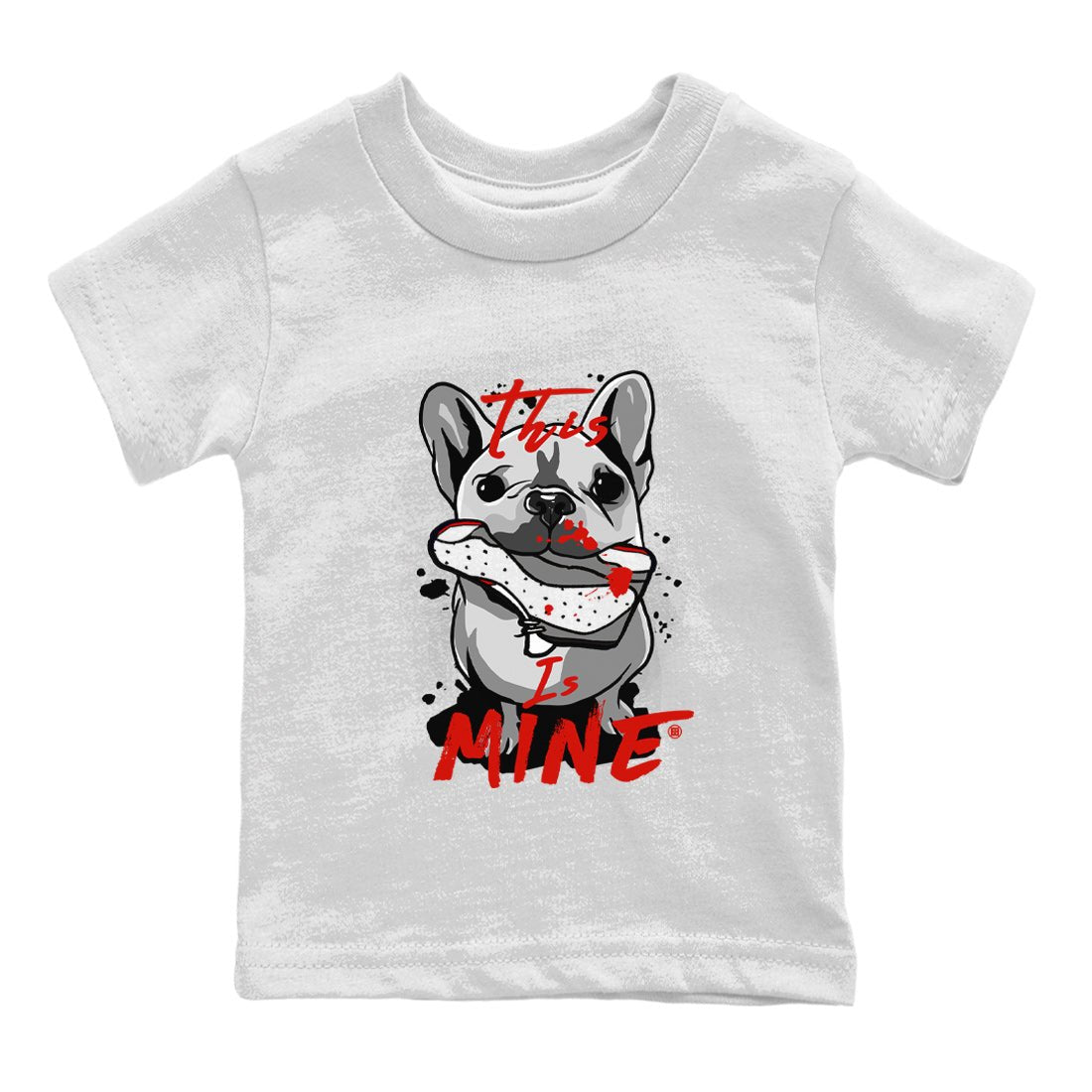 Air Jordan 13 Wolf Grey Sneaker Match Tees This Is Mine Sneaker Tees Air Jordan 13 Retro Wolf Grey T-Shirt Kids Shirts White 2
