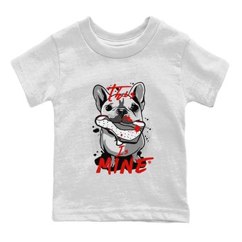Air Jordan 13 Wolf Grey Sneaker Match Tees This Is Mine Sneaker Tees Air Jordan 13 Retro Wolf Grey T-Shirt Kids Shirts White 2