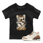 Air Jordan 3 Palomino Sneaker Match Tees This Is Mine Sneaker Tees Jordan 3 Palomino Sneaker Release Tees Kids Shirts Black 1