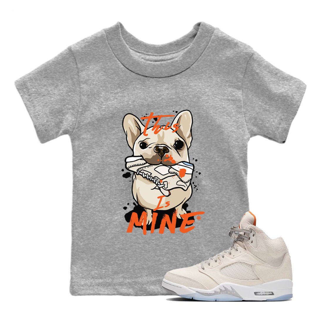 Air Jordan 5 Craft This Is Mine Baby and Kids Sneaker Tees Air Jordan 5 Craft Kids Sneaker Tees Size Chart