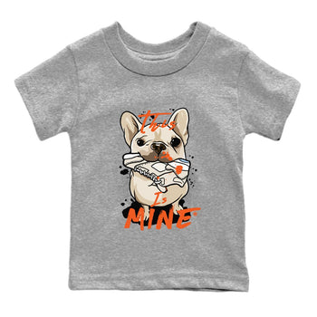 Air Jordan 5 Craft Sneaker Match Tees This Is Mine Sneaker Tees 5s Craft Shirt Kids Shirts Heather Grey 2