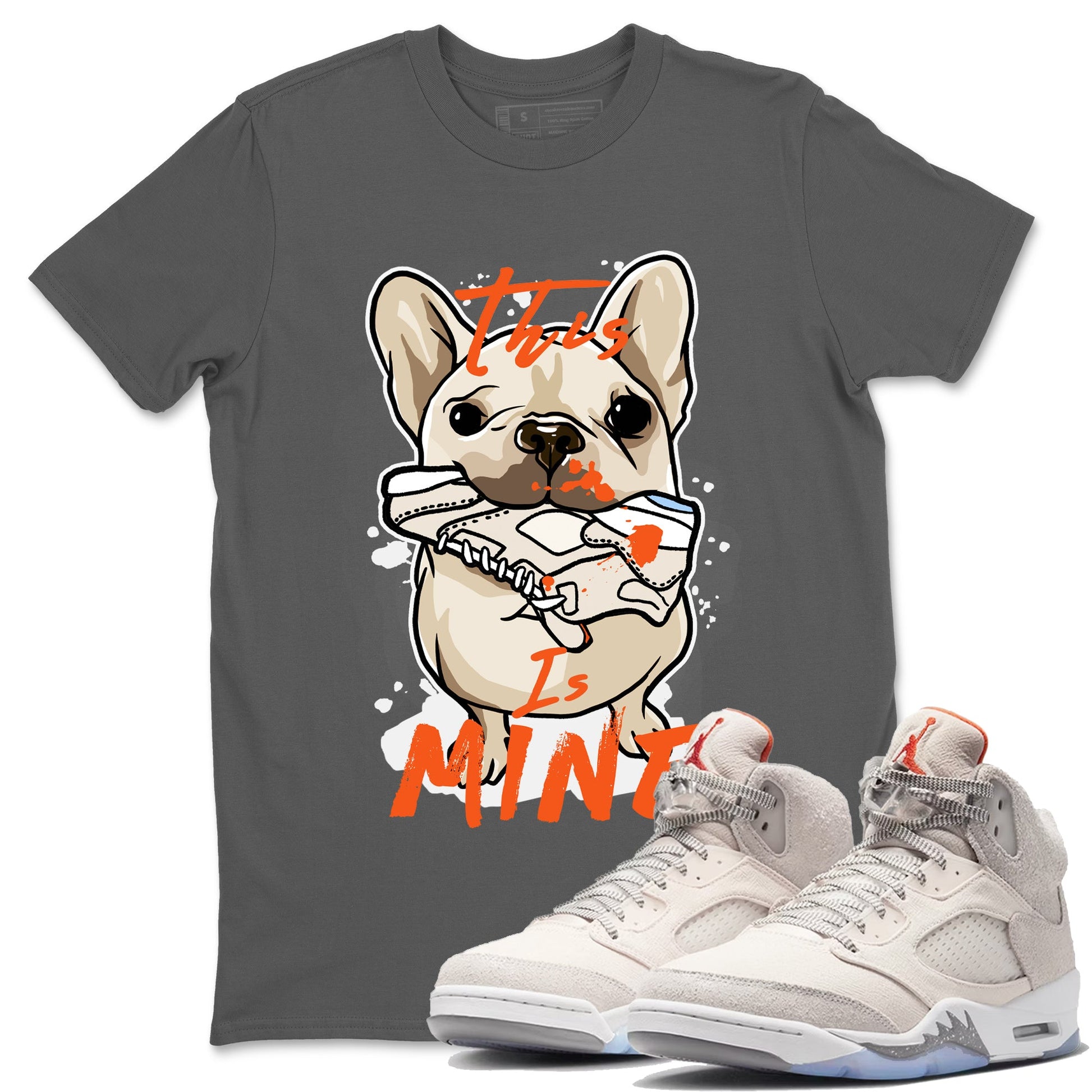 Air Jordan 5 Craft This Is Mine Crew Neck Sneaker Tees Air Jordan 5 Craft Sneaker T-Shirts Washing and Care Tip