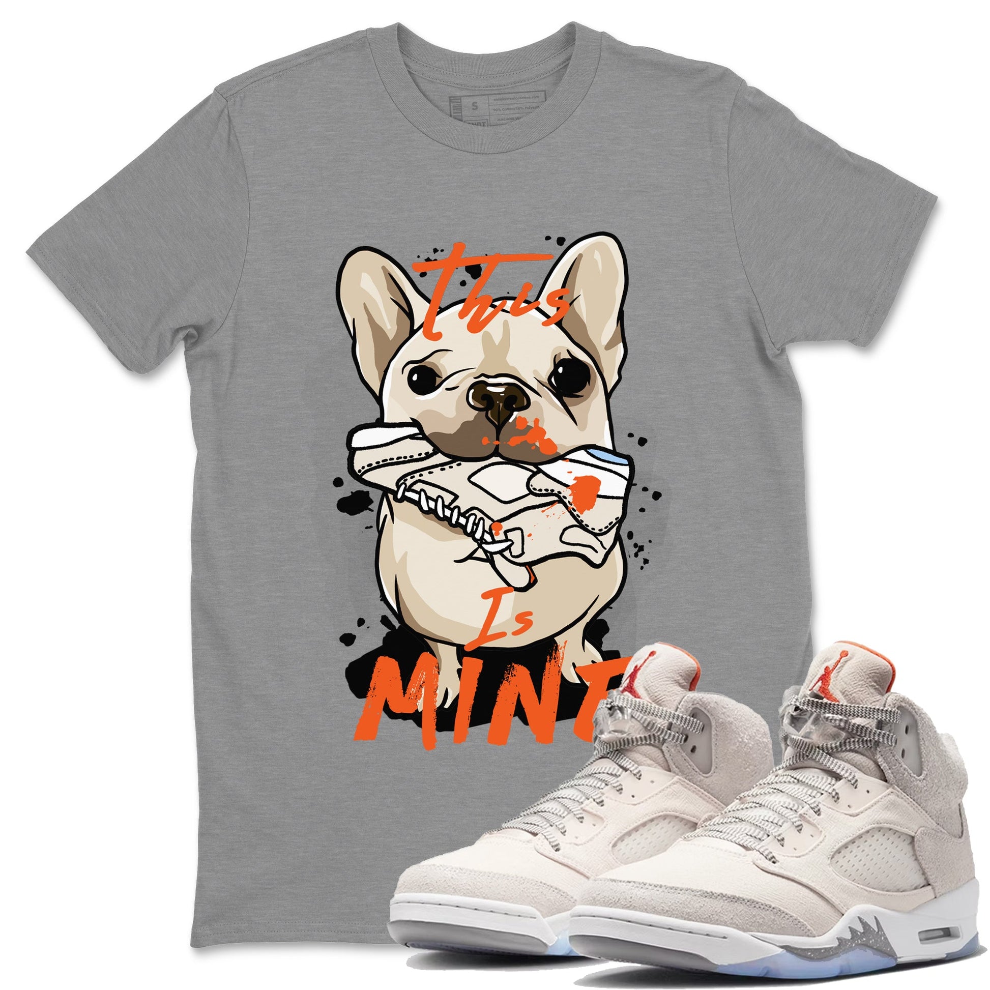 Air Jordan 5 Craft This Is Mine Crew Neck Sneaker Tees Air Jordan 5 Craft Sneaker T-Shirts Size Chart