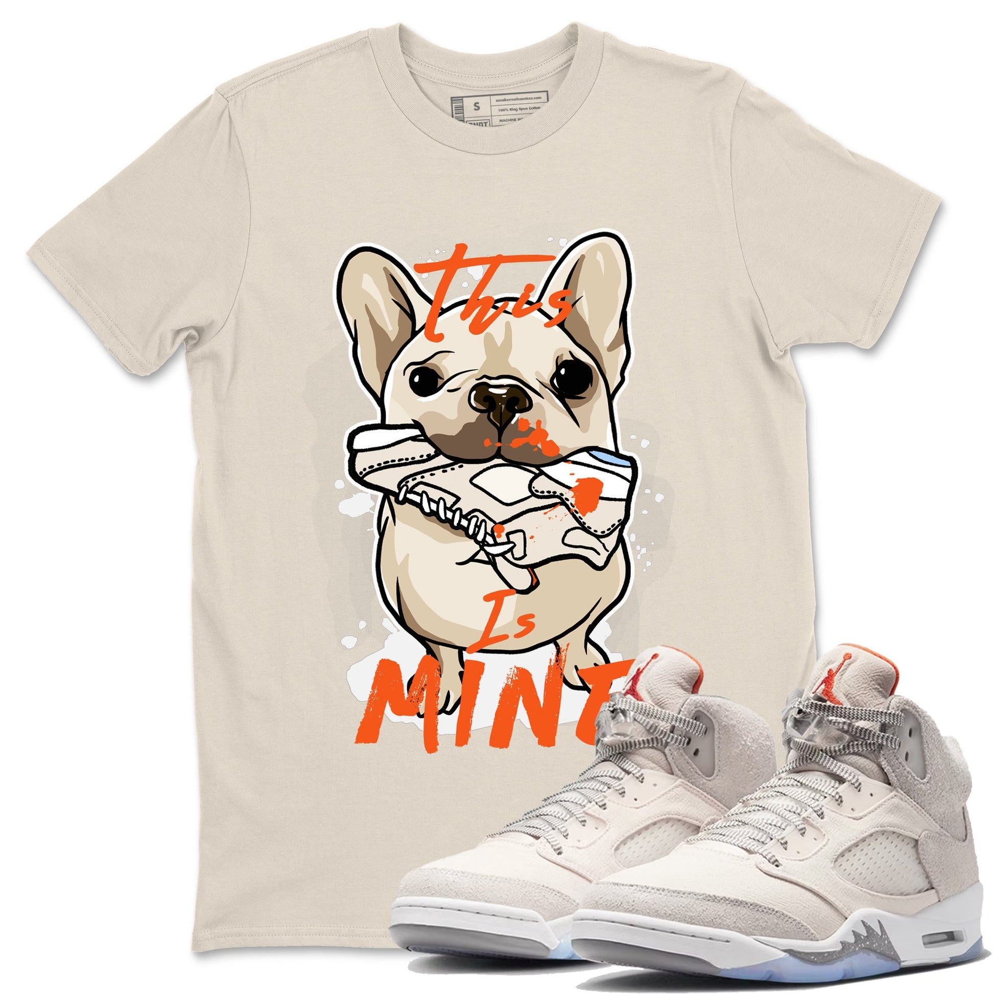 Air Jordan 5 Craft Sneaker Match Tees This Is Mine Sneaker Tees 5s Craft Shirt Unisex Shirts Natural 1