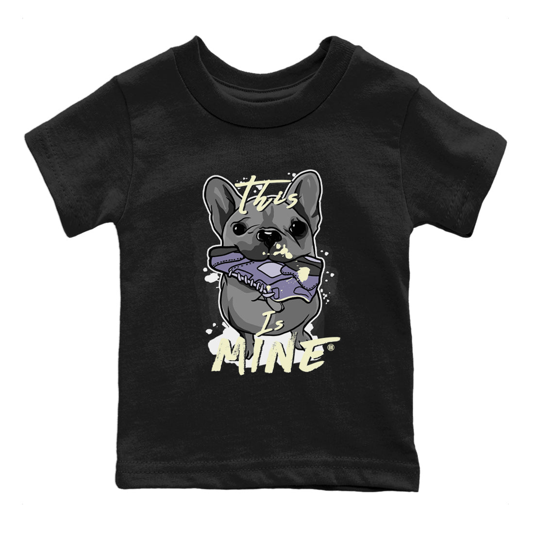 Air Jordan 5 Indigo Haze Sneaker Match Tees This Is Mine 5s Indigo Haze Shirts Sneaker Release Tees Kids Shirts Black 2