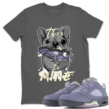 Air Jordan 5 Indigo Haze Sneaker Match Tees This Is Mine 5s Indigo Haze Shirts Sneaker Release Tees Unisex Shirts Cool Grey 1