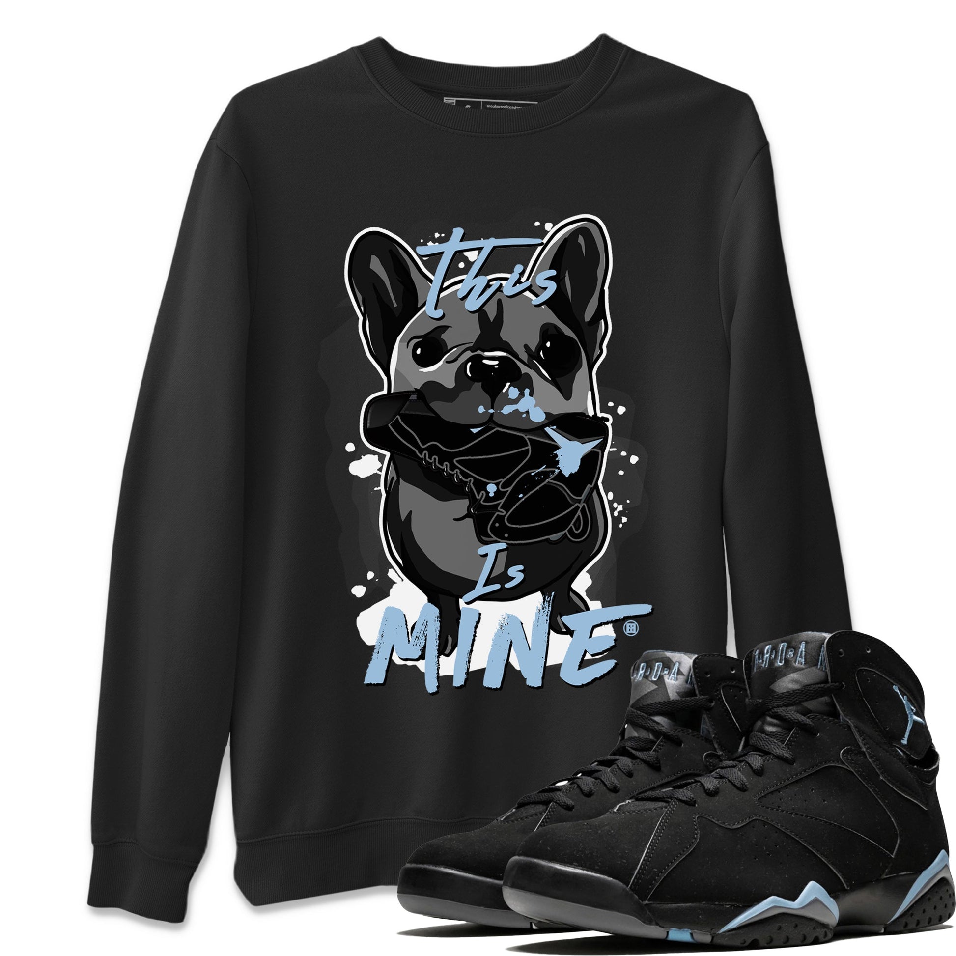 7s Chambray Sneaker Match Tees This Is Mine Sneaker Tees Air Jordan 7 Chambray Sneaker Release Tees Unisex Shirts Black 1