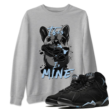 7s Chambray Sneaker Match Tees This Is Mine Sneaker Tees Air Jordan 7 Chambray Sneaker Release Tees Unisex Shirts Heather Grey 1