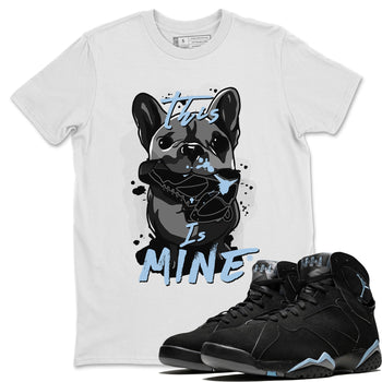 7s Chambray Sneaker Match Tees This Is Mine Sneaker Tees Air Jordan 7 Chambray Sneaker Release Tees Unisex Shirts White 1