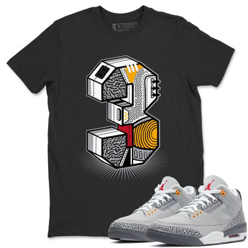 Jordan 3 Cool Grey Sneaker Match Tees Three Statue Sneaker Tees Jordan 3 Cool Grey Sneaker Release Tees Unisex Shirts
