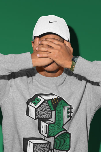 Jordan 3 Pine Green Sneaker Match Tees Three Statue Sneaker Tees Jordan 3 Pine Green Sneaker Release Tees Unisex Shirts