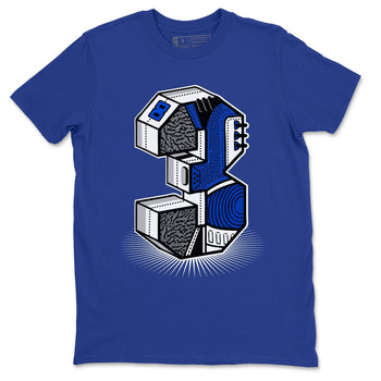 Jordan 3 Racer Blue Sneaker Match Tees Three Statue Sneaker Tees Jordan 3 Racer Blue Sneaker Release Tees Unisex Shirts