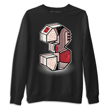 Jordan 3 Rust Pink Sneaker Match Tees Three Statue Sneaker Tees Jordan 3 Rust Pink Sneaker Release Tees Unisex Shirts