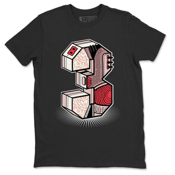 Jordan 3 Rust Pink Sneaker Match Tees Three Statue Sneaker Tees Jordan 3 Rust Pink Sneaker Release Tees Unisex Shirts