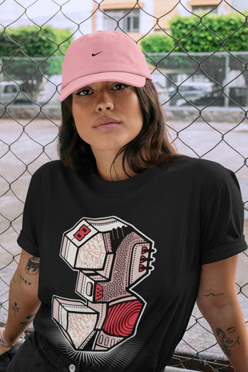 Jordan 3 Rust Pink Sneaker Match Tees Three Statue Sneaker Tees Jordan 3 Rust Pink Sneaker Release Tees Unisex Shirts