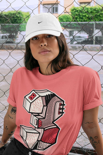 Jordan 3 Rust Pink Sneaker Match Tees Three Statue Sneaker Tees Jordan 3 Rust Pink Sneaker Release Tees Unisex Shirts