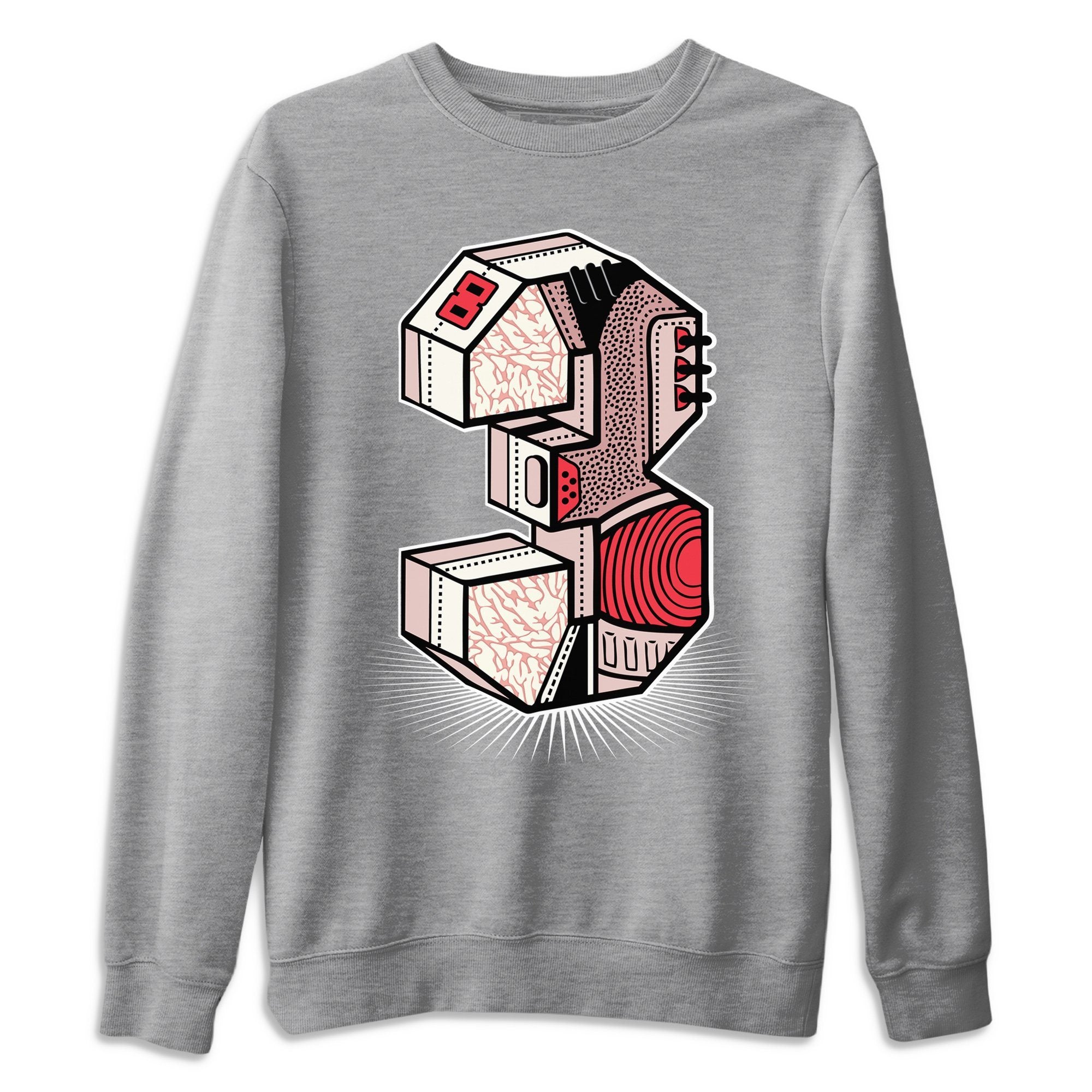 Jordan 3 Rust Pink Sneaker Match Tees Three Statue Sneaker Tees Jordan 3 Rust Pink Sneaker Release Tees Unisex Shirts