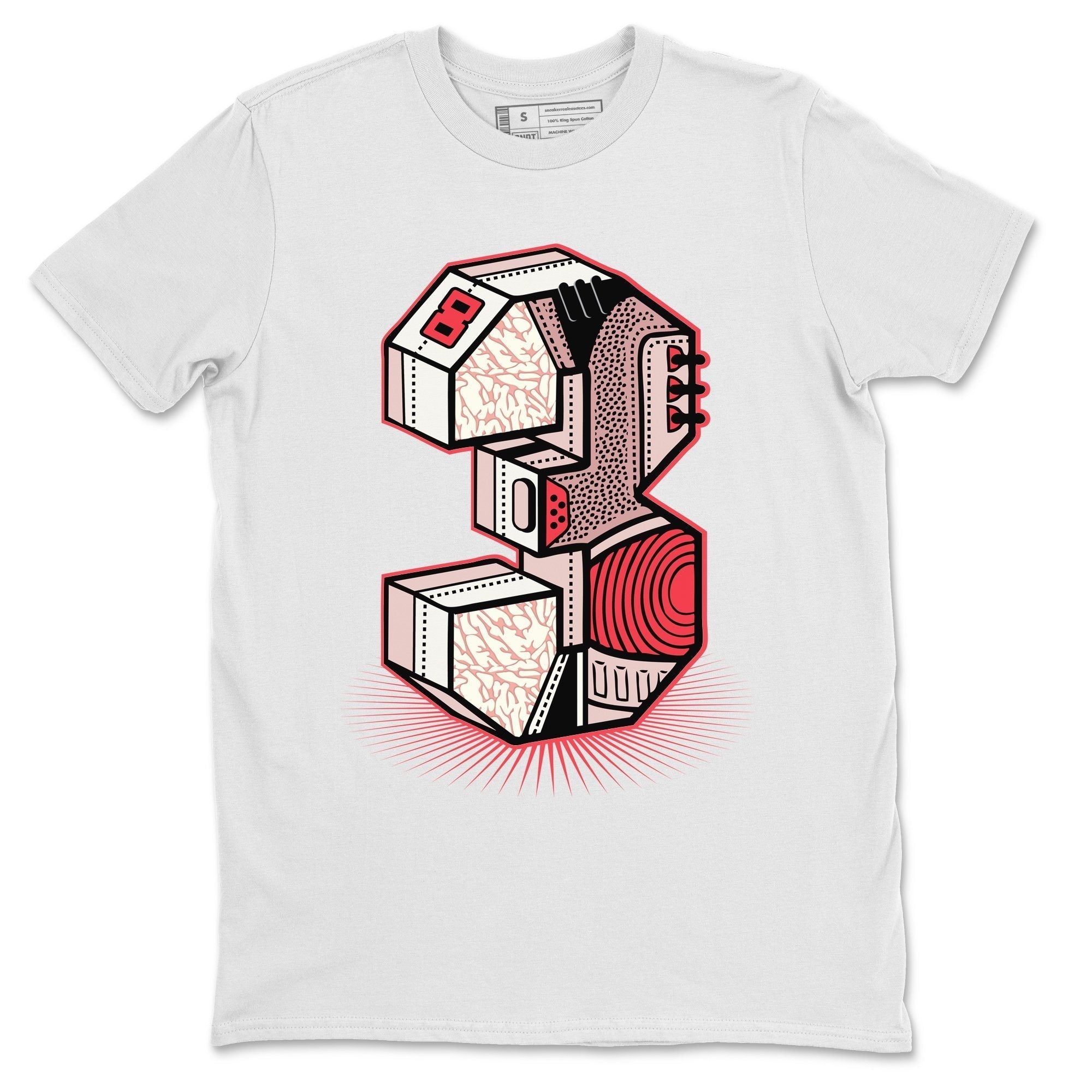 Jordan 3 Rust Pink Sneaker Match Tees Three Statue Sneaker Tees Jordan 3 Rust Pink Sneaker Release Tees Unisex Shirts