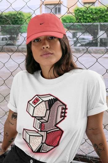 Jordan 3 Rust Pink Sneaker Match Tees Three Statue Sneaker Tees Jordan 3 Rust Pink Sneaker Release Tees Unisex Shirts