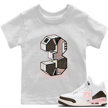 Jordan 3 Atmosphere Sneaker Match Tees Three Statue Sneaker Tees Jordan 3 Atmosphere Sneaker Release Tees Kids Shirts