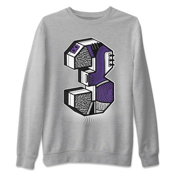 Jordan 3 Dark Iris Sneaker Match Tees Three Statue Sneaker Tees Jordan 3 Dark Iris Sneaker Release Tees Unisex Shirts