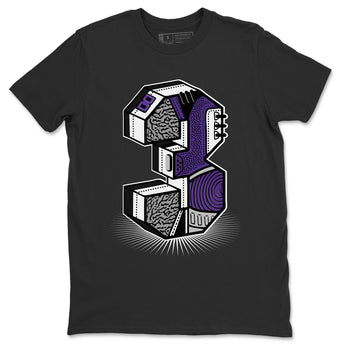 Jordan 3 Dark Iris Sneaker Match Tees Three Statue Sneaker Tees Jordan 3 Dark Iris Sneaker Release Tees Unisex Shirts