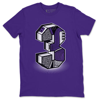Jordan 3 Dark Iris Sneaker Match Tees Three Statue Sneaker Tees Jordan 3 Dark Iris Sneaker Release Tees Unisex Shirts