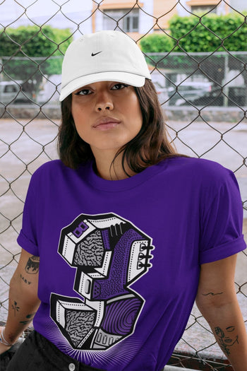 Jordan 3 Dark Iris Sneaker Match Tees Three Statue Sneaker Tees Jordan 3 Dark Iris Sneaker Release Tees Unisex Shirts