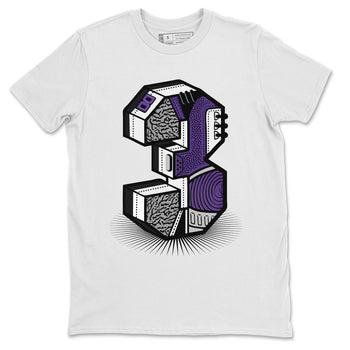 Jordan 3 Dark Iris Sneaker Match Tees Three Statue Sneaker Tees Jordan 3 Dark Iris Sneaker Release Tees Unisex Shirts
