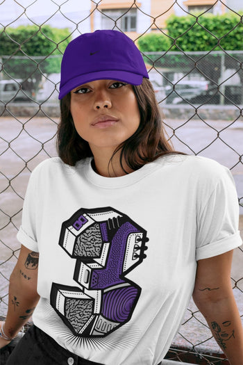 Jordan 3 Dark Iris Sneaker Match Tees Three Statue Sneaker Tees Jordan 3 Dark Iris Sneaker Release Tees Unisex Shirts
