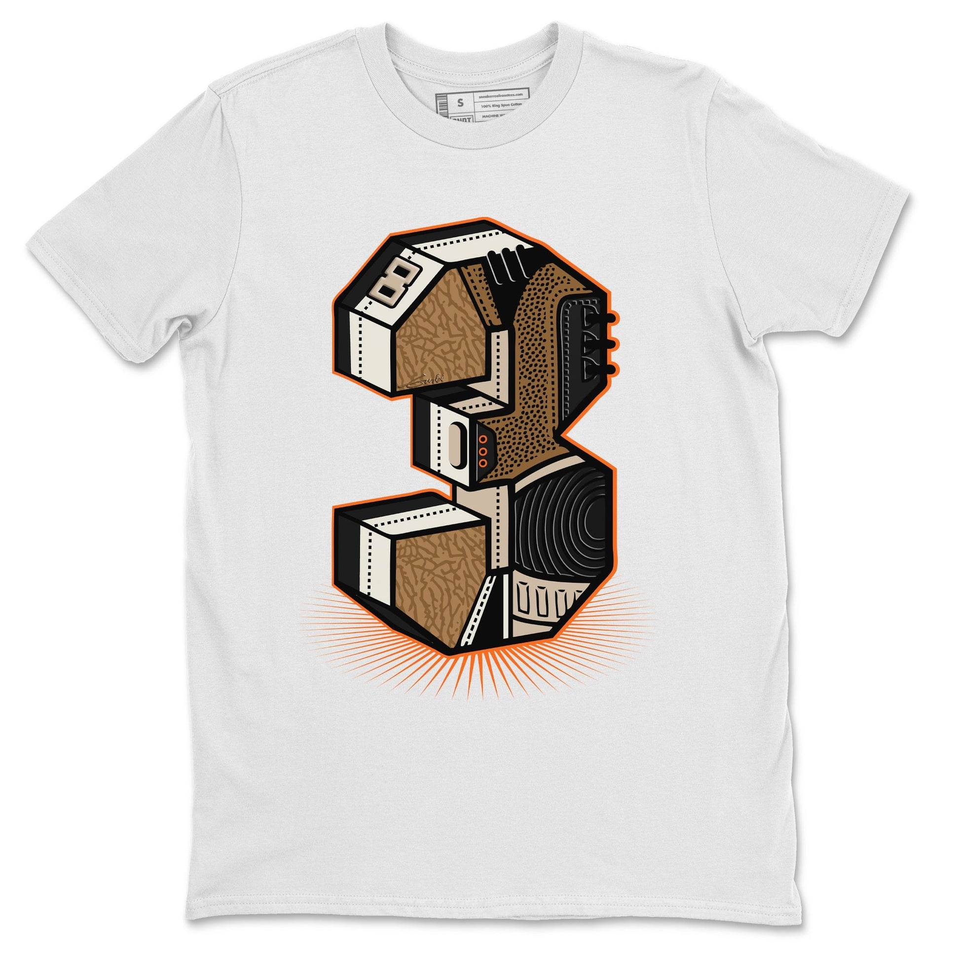 SNRT Sneaker Tee Air Jordan 3 Wizards | Sneakerhead Elephant Unisex Shirts | SNRT Sneaker Tees T-Shirt / Heather Grey / S
