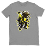 Air Jordan 4 Thunder Sneaker Match Tees Thunder boy Sneaker Tees Yellow AJ4 Thunder Sneaker Release Tees Unisex Shirts Heather Grey 2