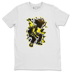 Air Jordan 4 Thunder Sneaker Match Tees Thunder boy Sneaker Tees Yellow AJ4 Thunder Sneaker Release Tees Unisex Shirts White 2