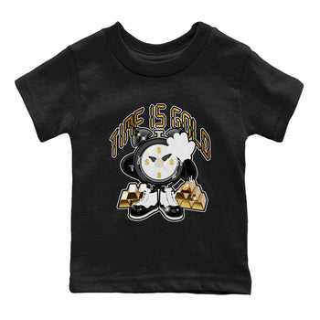 Air Jordan 11 Gratitude shirt to match jordans Time Is Gold sneaker tees AJ11 Gratitude SNRT Sneaker Release Tees Baby Toddler Black 2 T-Shirt