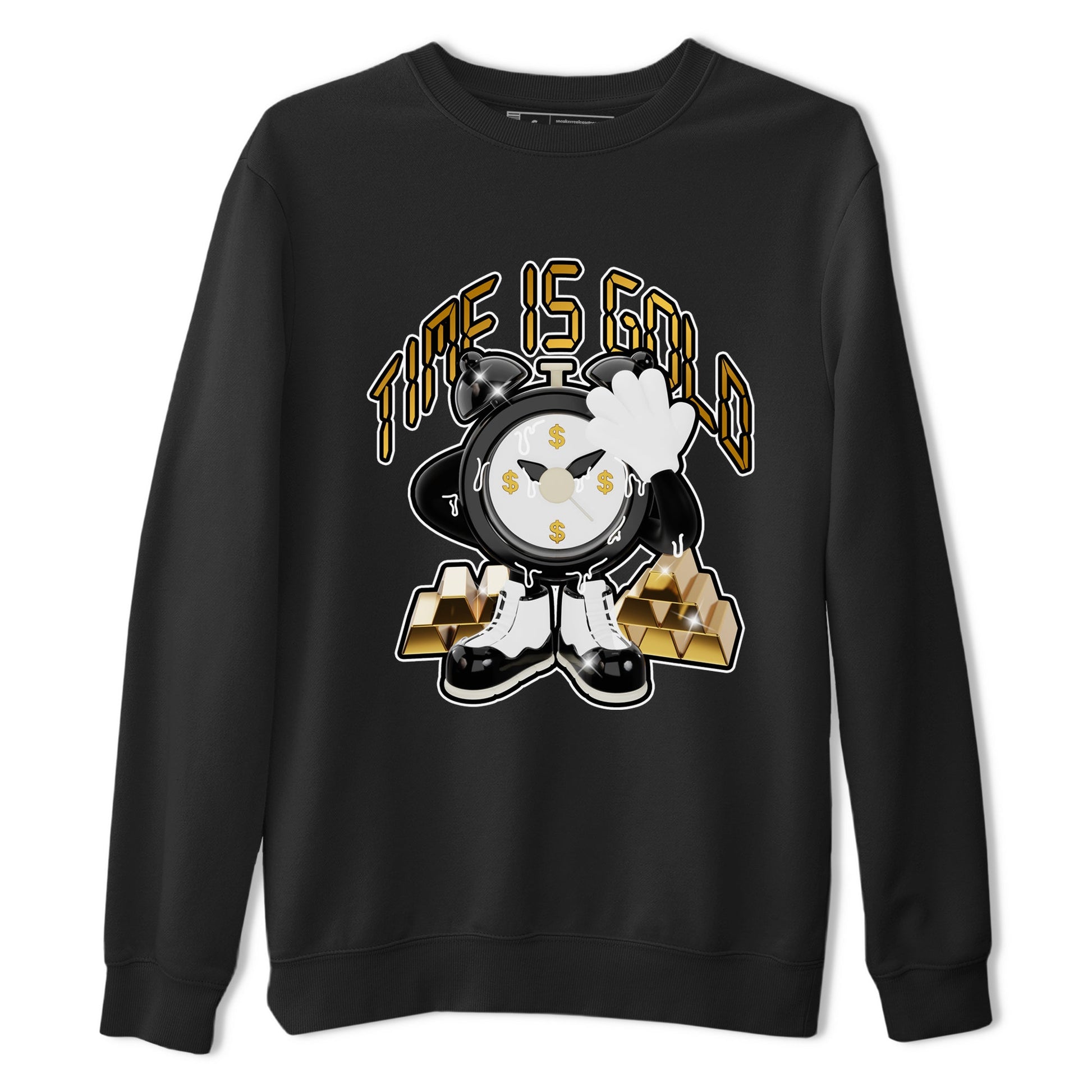 Air Jordan 11 Gratitude shirt to match jordans Time Is Gold sneaker tees AJ11 Gratitude SNRT Sneaker Release Tees Unisex Black 2 T-Shirt